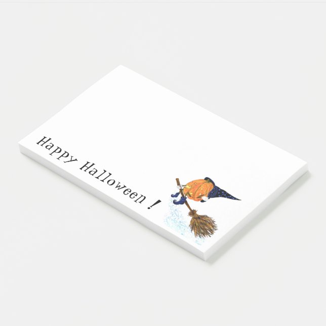 Bloco De Notas Feiticeira das Halloween Chocando Engraçado (Inclinado)