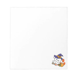 Bloco De Notas Feiticeira de pata no treinamento - Cão de Hallowe