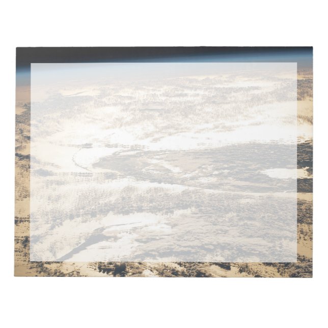 Bloco De Notas Feixes De Sol Ao Largo Do Oceano Atlântico (Frente)