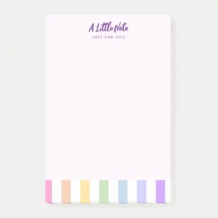 Bloco De Notas Feliz 18º aniversário em Rainbow Stripes