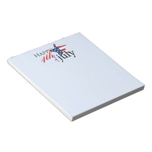 Bloco De Notas Feliz 4 de julho de 1