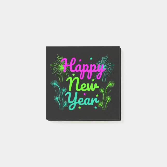 Bloco De Notas Feliz ano novo (Frente)