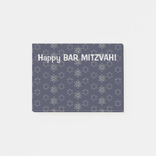 Bloco De Notas Feliz Bar Mitzvah!