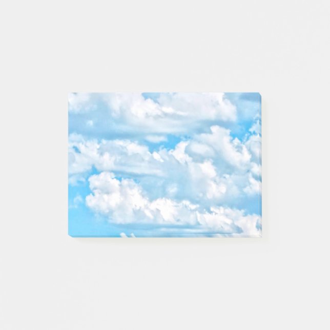 Bloco De Notas Feliz Dançarino - Nuvens Sunny Decor (Frente)