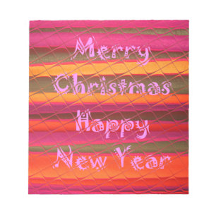 Bloco De Notas Feliz Design de Feliz ano novo de Natal