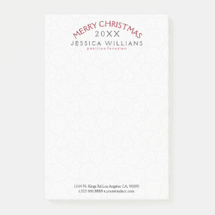 Bloco De Notas Feliz Design de texto Curvo de Natal