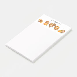 Bloco De Notas Feliz Dia de Ação de Graças, Turkeys