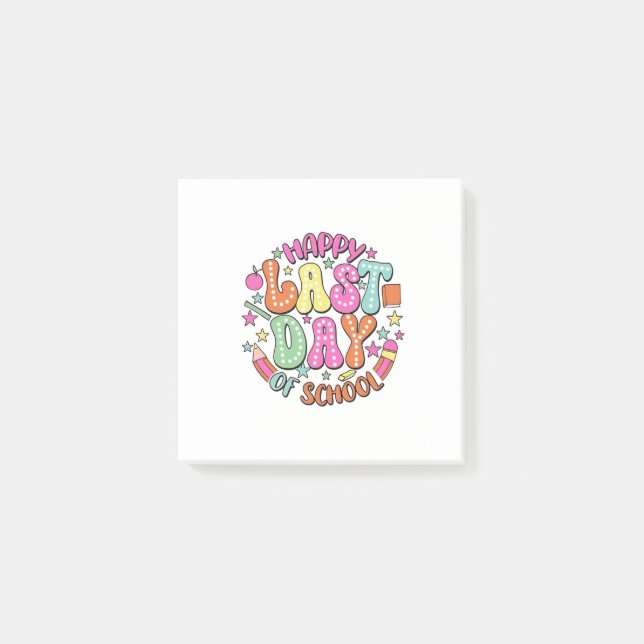 Bloco De Notas Feliz Dia do Último Ensino (Frente)