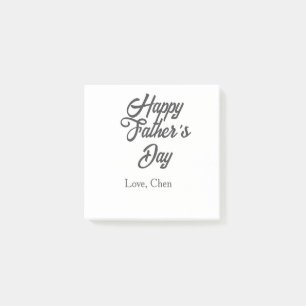 Bloco De Notas Feliz dia dos pais nome cinza amor melhor papai de
