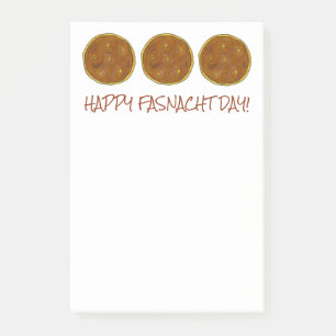 Bloco De Notas Feliz Fasnacht Rosquinha de Dia Rápido Posta