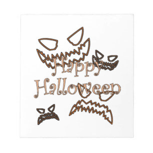 Bloco De Notas Feliz Halloween