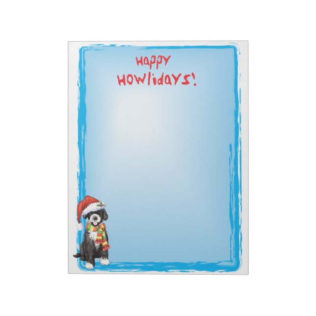 Bloco De Notas Feliz Howlidays PWD (Invertido)