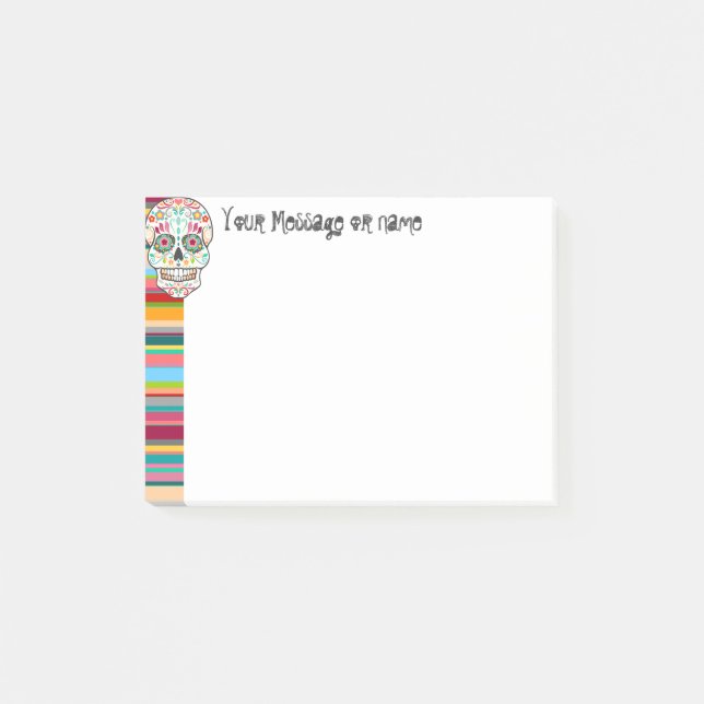 Bloco De Notas Feliz Muertos - notas feitas sob encomenda do (Frente)