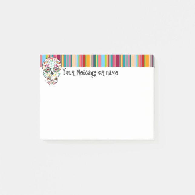 Bloco De Notas Feliz Muertos - notas feitas sob encomenda do (Frente)
