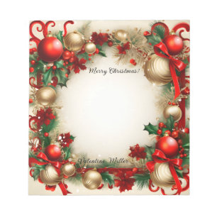 Bloco De Notas Feliz Natal