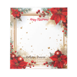 Bloco De Notas Feliz Natal