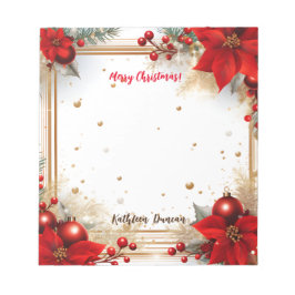 Bloco De Notas Feliz Natal