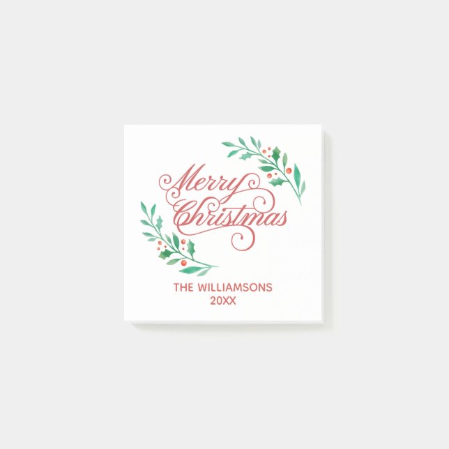 Bloco De Notas Feliz Natal  (Frente)