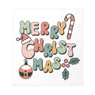 Bloco De Notas Feliz Natal Alegre Xmas