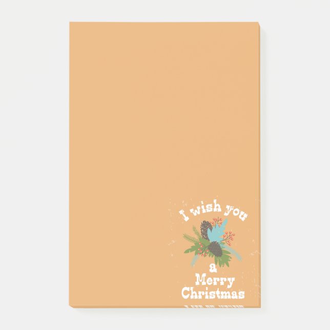 Bloco De Notas Feliz Natal Decor (Frente)