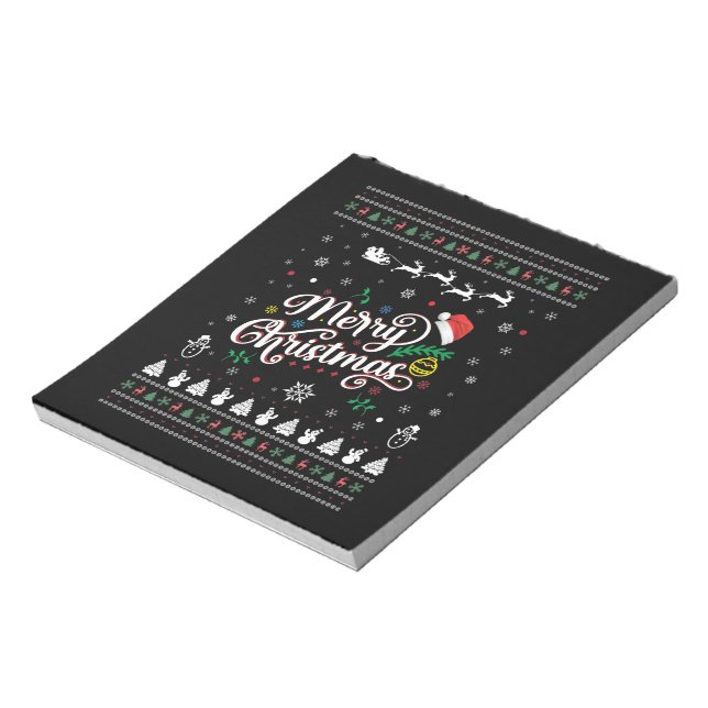 Bloco De Notas Feliz Natal Engraçado (Invertido)