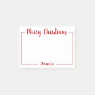Bloco De Notas Feliz Natal Personalizado