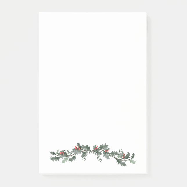 Bloco De Notas Feliz Natal saudando o mistério e o pinho (Frente)