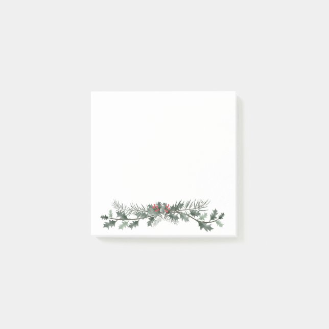 Bloco De Notas Feliz Natal saudando o mistério e o pinho (Frente)