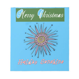Bloco De Notas Feliz Natal Sunshine Holiday.png