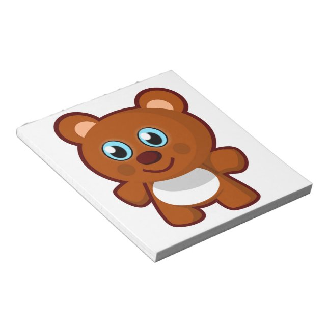 BLOCO DE NOTAS FELIZ URSO (Inclinado)