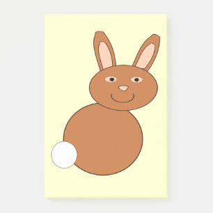Bloco De Notas felz pascoa Bunny Posta que anota Pad