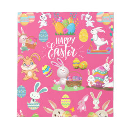 Bloco De Notas Felz pascoa, Engraçados Desejos E Coloridos