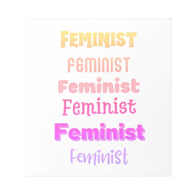 bloco de notas feminista (Frente)