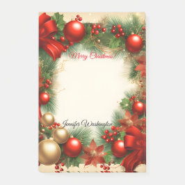 Bloco De Notas Feriado de Natal