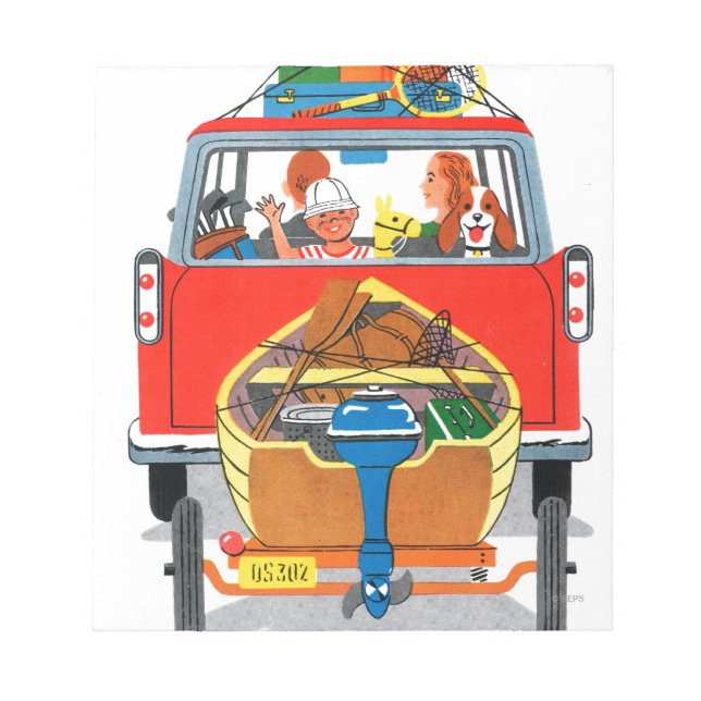 Bloco De Notas Férias de Verão (Frente)