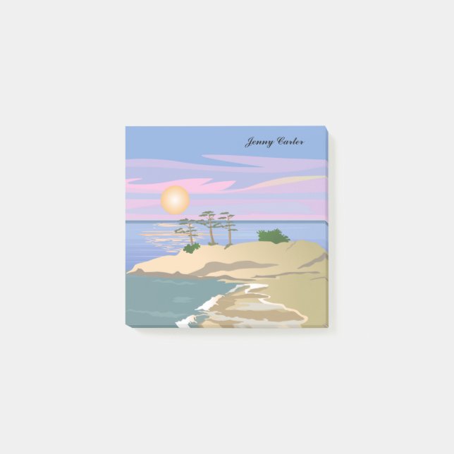 Bloco De Notas Férias Ilha 1 Personalizadas (Frente)