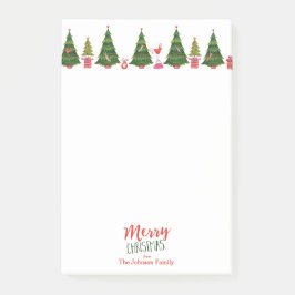 Bloco De Notas Férias Natal | Notas | Notas Adesivas