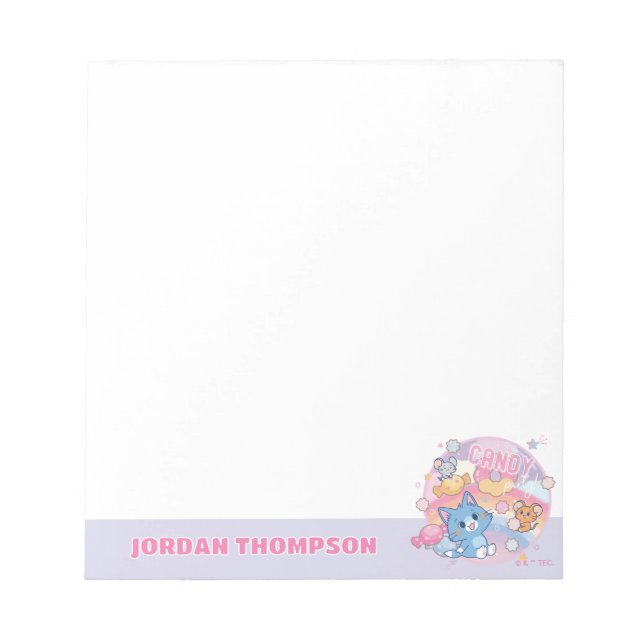 Bloco De Notas Festa de Anime Tom e Jerry Candy (Frente)