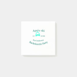 Bloco De Notas Festa de despedida de solteira Après-ski chapéu tu