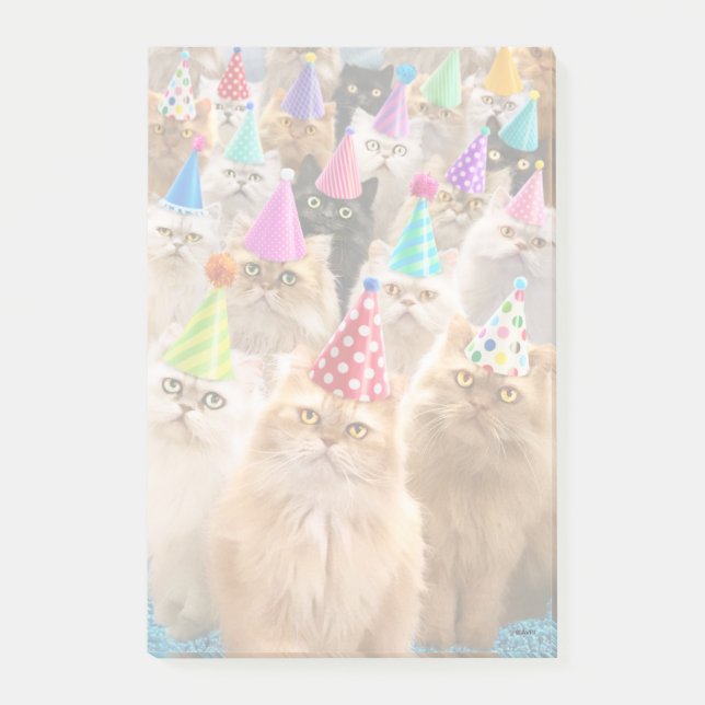 Bloco De Notas Festa de Gatos (Frente)