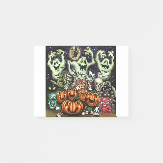 Bloco De Notas Festa de Halloween (Frente)