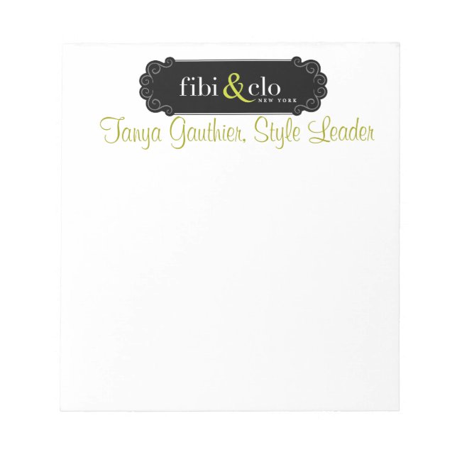 Bloco de notas Fibi e Clo (Frente)