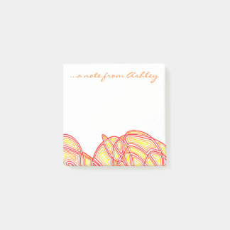 Bloco De Notas Fiery Waves