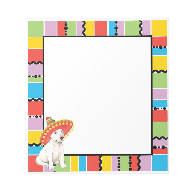 Bloco De Notas Fiesta Bull Terrier (Frente)