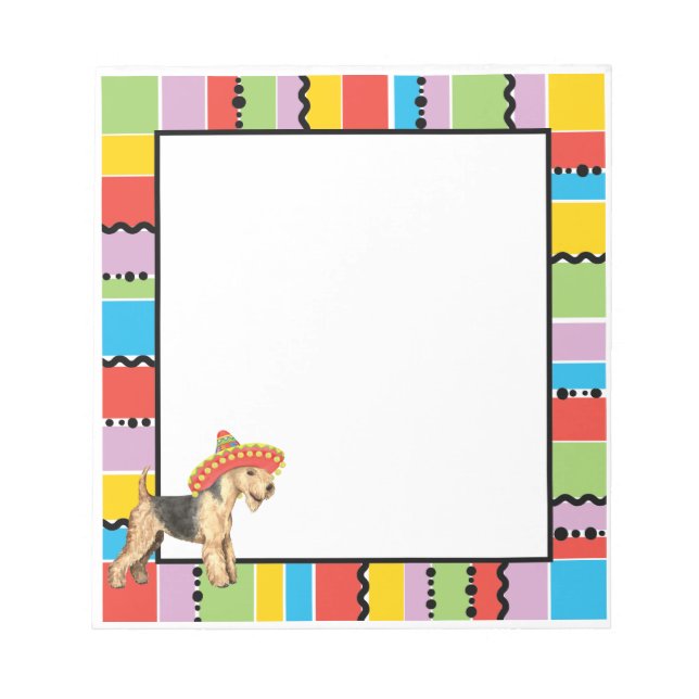 Bloco De Notas Fiesta Lakeland Terrier (Frente)