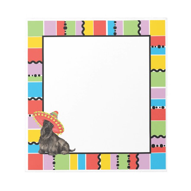 Bloco De Notas Fiesta Scottish Terrier (Frente)