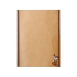 Bloco De Notas Figdewdrop Fig the fox tear away notepad