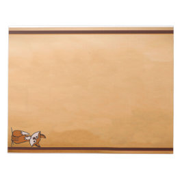 Bloco De Notas Figdewdrop Fig the fox tear away notepad