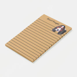 Bloco De Notas Filhote de Basset Hound Tricolor Fofo