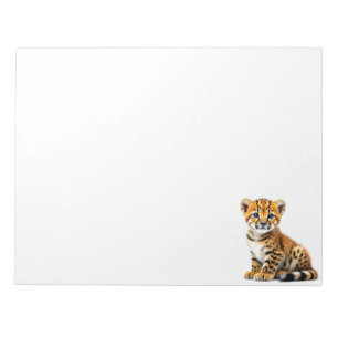 Bloco De Notas Filhote de leopardo